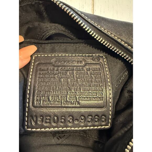 Vtg Y2K Coach Legacy Black Leather Hobo Bag Purse 11x5x7 Excelent Condition - Picture 5 of 6